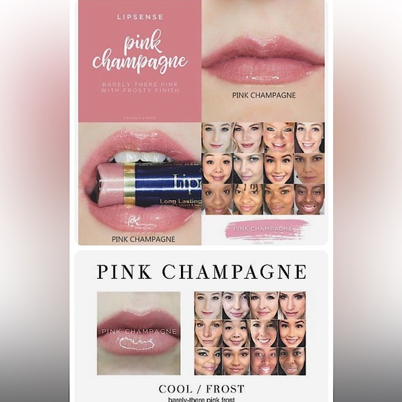 LipSense in shades: Pink Champagne, Dawn Rising, and Bravo 👄 - Picture 3 of 7